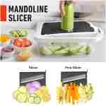 Mueller Pro-Series 10-in-1, 8 Blade Vegetable Chopper, Onion Mincer, Cutter, Dicer, Egg Slicer with Container, French Fry Cutter Potatoe Slicer, Home Essentials & Kitchen...