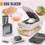 Mueller Pro-Series 10-in-1, 8 Blade Vegetable Chopper, Onion Mincer, Cutter, Dicer, Egg Slicer with Container, French Fry Cutter Potatoe Slicer, Home Essentials & Kitchen...