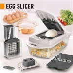 Mueller Pro-Series 10-in-1, 8 Blade Vegetable Chopper, Onion Mincer, Cutter, Dicer, Egg Slicer with Container, French Fry Cutter Potatoe Slicer, Home Essentials & Kitchen...