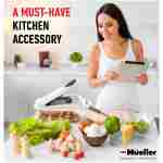 Mueller Pro-Series 10-in-1, 8 Blade Vegetable Chopper, Onion Mincer, Cutter, Dicer, Egg Slicer with Container, French Fry Cutter Potatoe Slicer, Home Essentials & Kitchen...