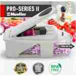 Mueller Pro-Series 10-in-1, 8 Blade Vegetable Chopper, Onion Mincer, Cutter, Dicer, Egg Slicer with Container, French Fry Cutter Potatoe Slicer, Home Essentials & Kitchen...