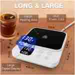 Mug Warmer Gifts for Men - 36W Faster Heating Coffee Cup Warmer for Desk Tea Lovers Gift Ideas Coffee Accessories Candle Warmers Plate w/Auto On/Off Mugs Heater Electric Smart...