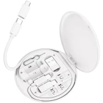 Multi USB Charging Adapter Cable Kit, USB C to iOS Device Adapter Box, Conversion Set USB A & Type C to Male Micro/Type C/iOS Device, Data Transfer, Card Storage, Tray Eject...
