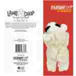 Multipet Lamb Chop Dog Plush Toy - Squeaky Toy for All Dogs - Extra Soft Plush - Stuffed Animal Dog Toy for Cuddling & Playing - Cute Pet Toy (6", Cream)