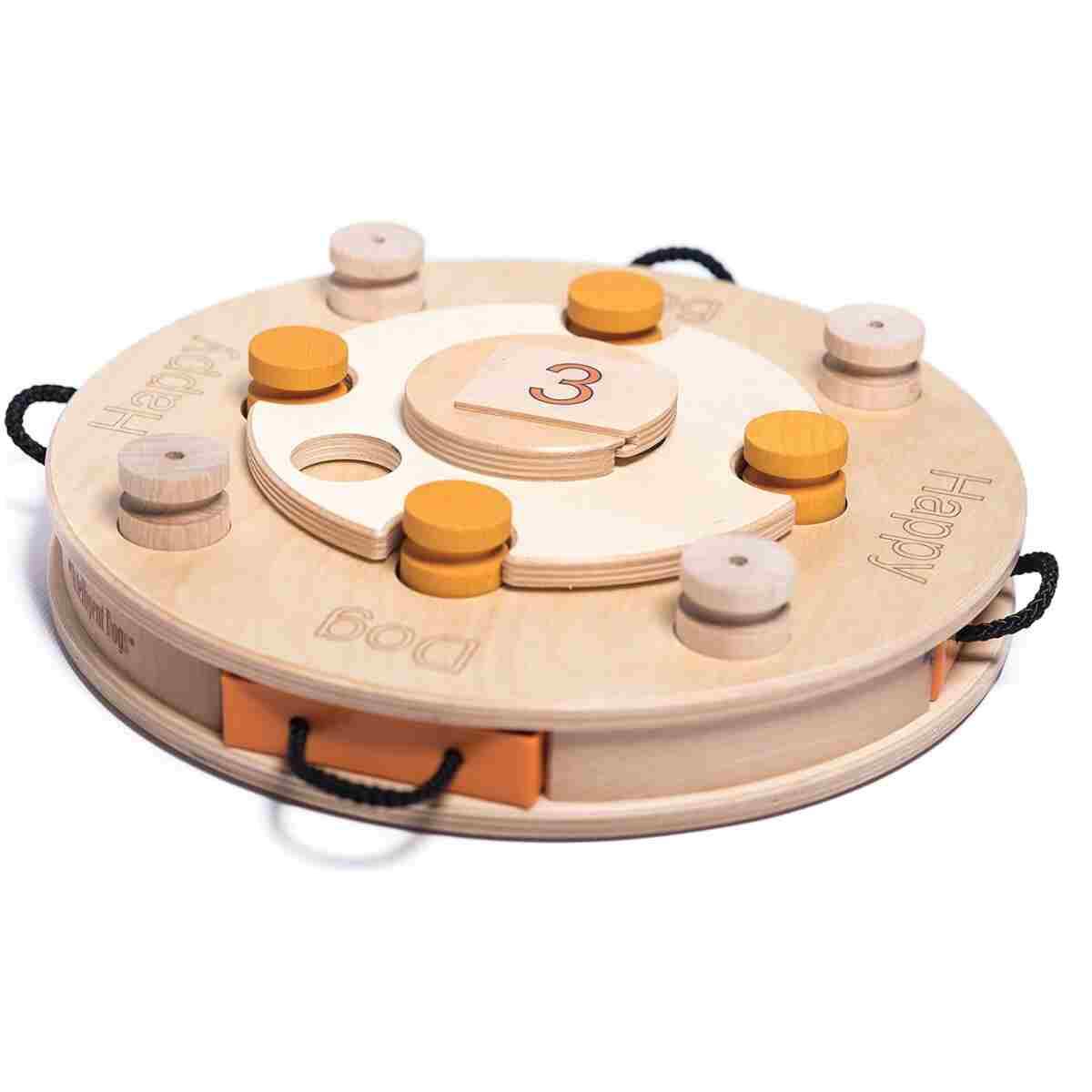 My Intelligent Pets Birthday Cake Puzzle Toy – Interactive Wooden Brain Game for Dogs, Mental Enrichment Toy for Dogs, Enhances Natural Instincts
