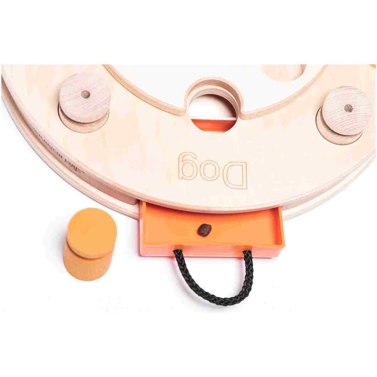 My Intelligent Pets Birthday Cake Puzzle Toy – Interactive Wooden Brain Game for Dogs, Mental Enrichment Toy for Dogs, Enhances Natural Instincts