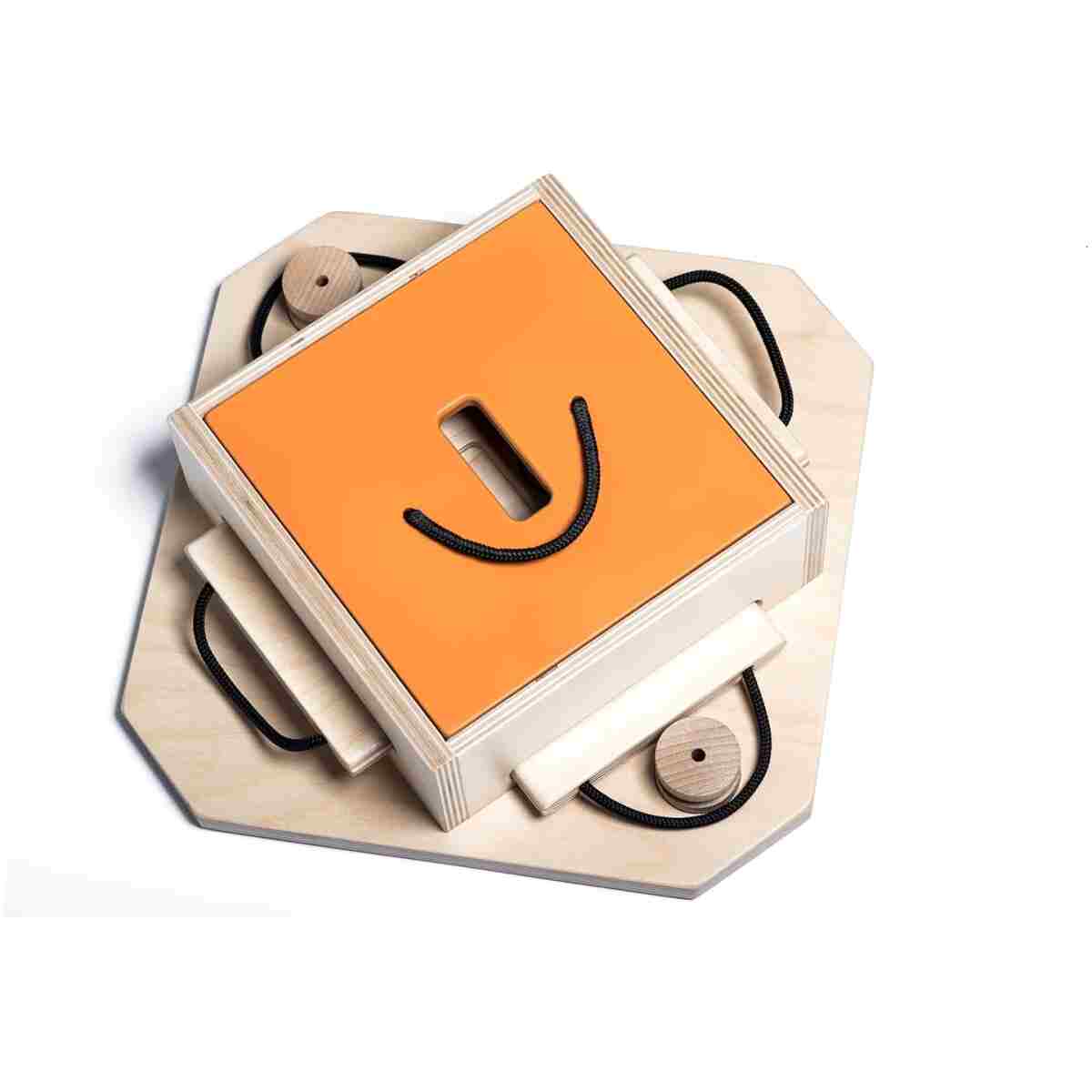My Intelligent Pets Birthday Cake Puzzle Toy – Interactive Wooden Brain Game for Dogs, Mental Enrichment Toy for Dogs, Enhances Natural Instincts