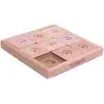 My Intelligent Pets Wooden Sudoku Puzzle for Medium to Large Dogs – Expert Brain Pet Toy with 9 Treat-Hiding Holes – Large Size, Wood