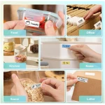 Nelko Label Maker Machine with Tape, P21 Bluetooth Label Printer, Wireless Mini Label Makers with Multiple Templates for Organizing Office Home, White