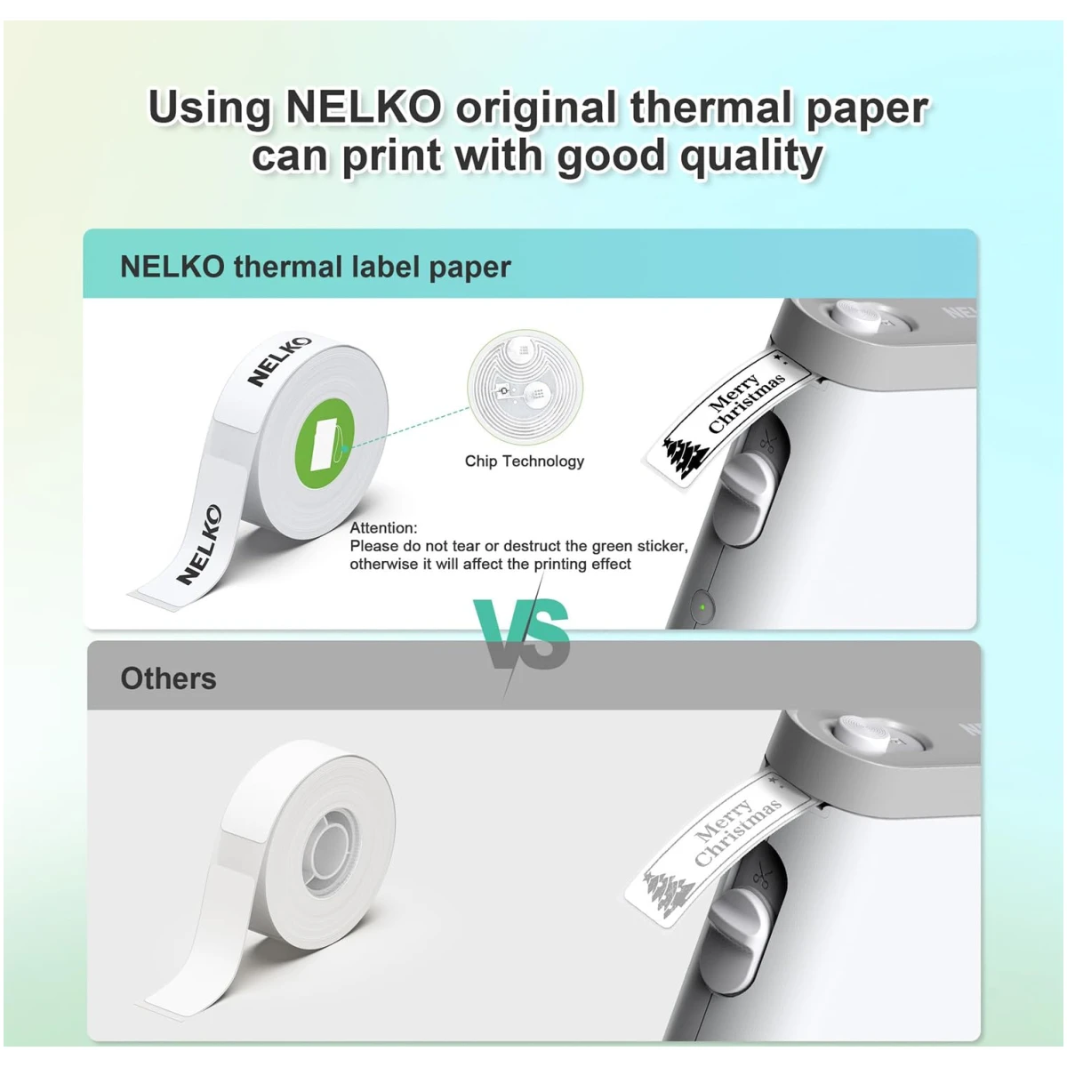 Nelko Label Maker Machine with Tape, P21 Bluetooth Label Printer, Wireless Mini Label Makers with Multiple Templates for Organizing Office Home, White