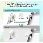 Nelko Label Maker Machine with Tape, P21 Bluetooth Label Printer, Wireless Mini Label Makers with Multiple Templates for Organizing Office Home, White