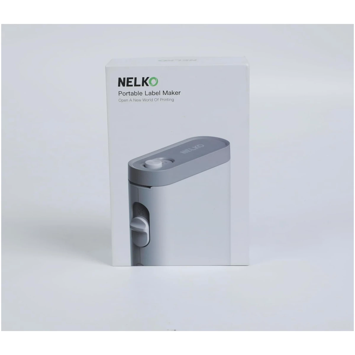 Nelko Label Maker Machine with Tape, P21 Bluetooth Label Printer, Wireless Mini Label Makers with Multiple Templates for Organizing Office Home, White
