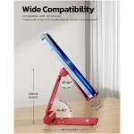 Nulaxy Dual Folding Cell Phone Stand, Fully Adjustable Foldable Desktop Phone Holder Cradle Dock Compatible with Phone 16 15 14 13 12 11 Pro Xs Xs Max Xr X 8, Nintendo Switch,...