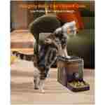 oneisall Automatic Cat Feeder, WiFi Rechargeable Cordless Pet Feeder, 100 Day Battery Operated Pet Feeder, 12 Cups/3L Timed Cat Food Dispenser for Large Kibble, Smart App...