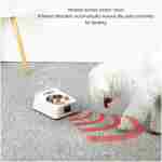 Open Lid Pet Feeder, Automatic Cat Feeder with Infrared Sensor Cover, Removable Bowl Battery Powered Intelligent Automatic Opening Lid Dog Feeder, Pet Food Dispenser for Cats...