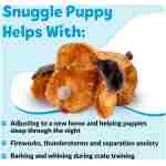 Original Snuggle Puppy Heartbeat Stuffed Dog Toy. Puppy Toy for Anxiety Relief, Calming Aid, and Comfort Toy for Behavioral Training in Brown
