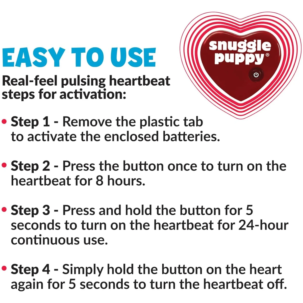 Original Snuggle Puppy Heartbeat Stuffed Dog Toy. Puppy Toy for Anxiety Relief, Calming Aid, and Comfort Toy for Behavioral Training in Brown