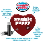 Original Snuggle Puppy Toys - Heartbeat Puppy for Dogs - Dog Plush for Anxiety Relief, Calming Aid, and Comfort Toy for Behavioral Training in Biscuit