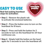 Original Snuggle Puppy Toys - Heartbeat Puppy for Dogs - Dog Plush for Anxiety Relief, Calming Aid, and Comfort Toy for Behavioral Training in Biscuit