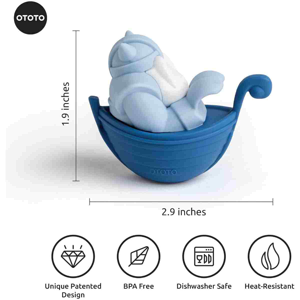 OTOTO Red the Crab Silicone Utensil Rest - Kitchen Gifts, Silicone Spoon Rest for Stove Top - Heat-Resistant Kitchen and Grill Utensil Holder - Non-Slip Spoon Holder Stove...