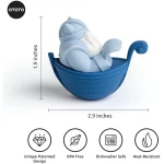 OTOTO Red the Crab Silicone Utensil Rest - Kitchen Gifts, Silicone Spoon Rest for Stove Top - Heat-Resistant Kitchen and Grill Utensil Holder - Non-Slip Spoon Holder Stove...