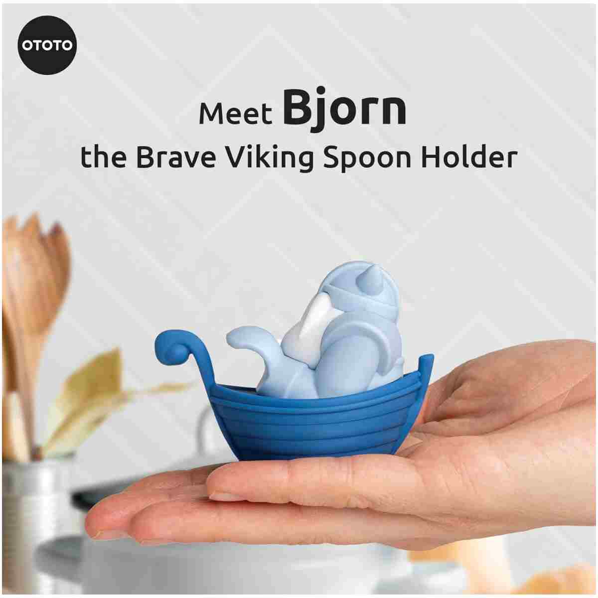 OTOTO Red the Crab Silicone Utensil Rest - Kitchen Gifts, Silicone Spoon Rest for Stove Top - Heat-Resistant Kitchen and Grill Utensil Holder - Non-Slip Spoon Holder Stove...