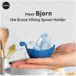 OTOTO Red the Crab Silicone Utensil Rest - Kitchen Gifts, Silicone Spoon Rest for Stove Top - Heat-Resistant Kitchen and Grill Utensil Holder - Non-Slip Spoon Holder Stove...