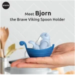OTOTO Red the Crab Silicone Utensil Rest - Kitchen Gifts, Silicone Spoon Rest for Stove Top - Heat-Resistant Kitchen and Grill Utensil Holder - Non-Slip Spoon Holder Stove...