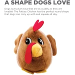Outward Hound Fattiez Chicken Plush Squeaky Dog Toy, XS