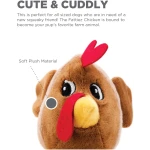 Outward Hound Fattiez Chicken Plush Squeaky Dog Toy, XS