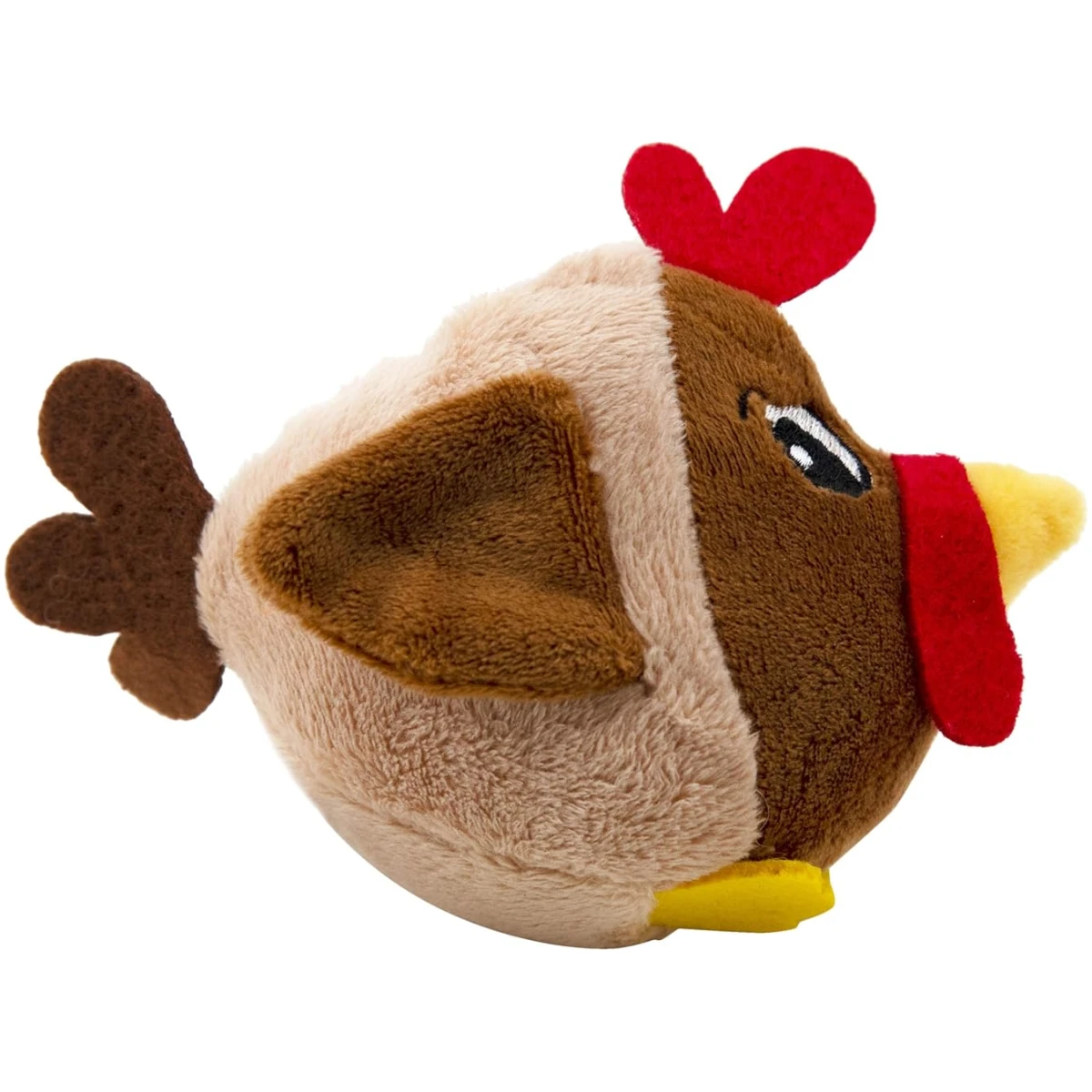 Outward Hound Fattiez Chicken Plush Squeaky Dog Toy, XS