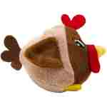 Outward Hound Fattiez Chicken Plush Squeaky Dog Toy, XS