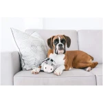 Outward Hound Fattiez Cow Plush Squeaky Dog Toy, Medium