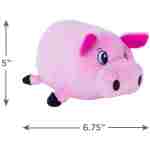 Outward Hound Fattiez Cow Plush Squeaky Dog Toy, Medium