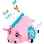 Outward Hound Fattiez Cow Plush Squeaky Dog Toy, Medium