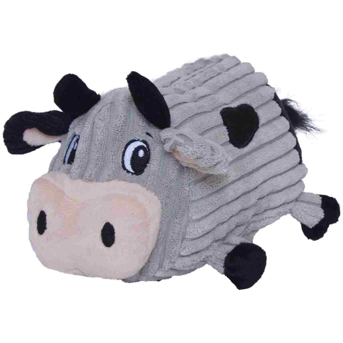 Outward Hound Fattiez Pig Plush Squeaky Dog Toy, Small