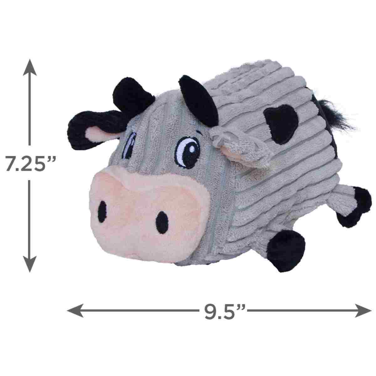 Outward Hound Fattiez Pig Plush Squeaky Dog Toy, Small