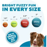 Outward Hound Squeaker Ballz Fetch Dog Toy, Medium - 4 Pack