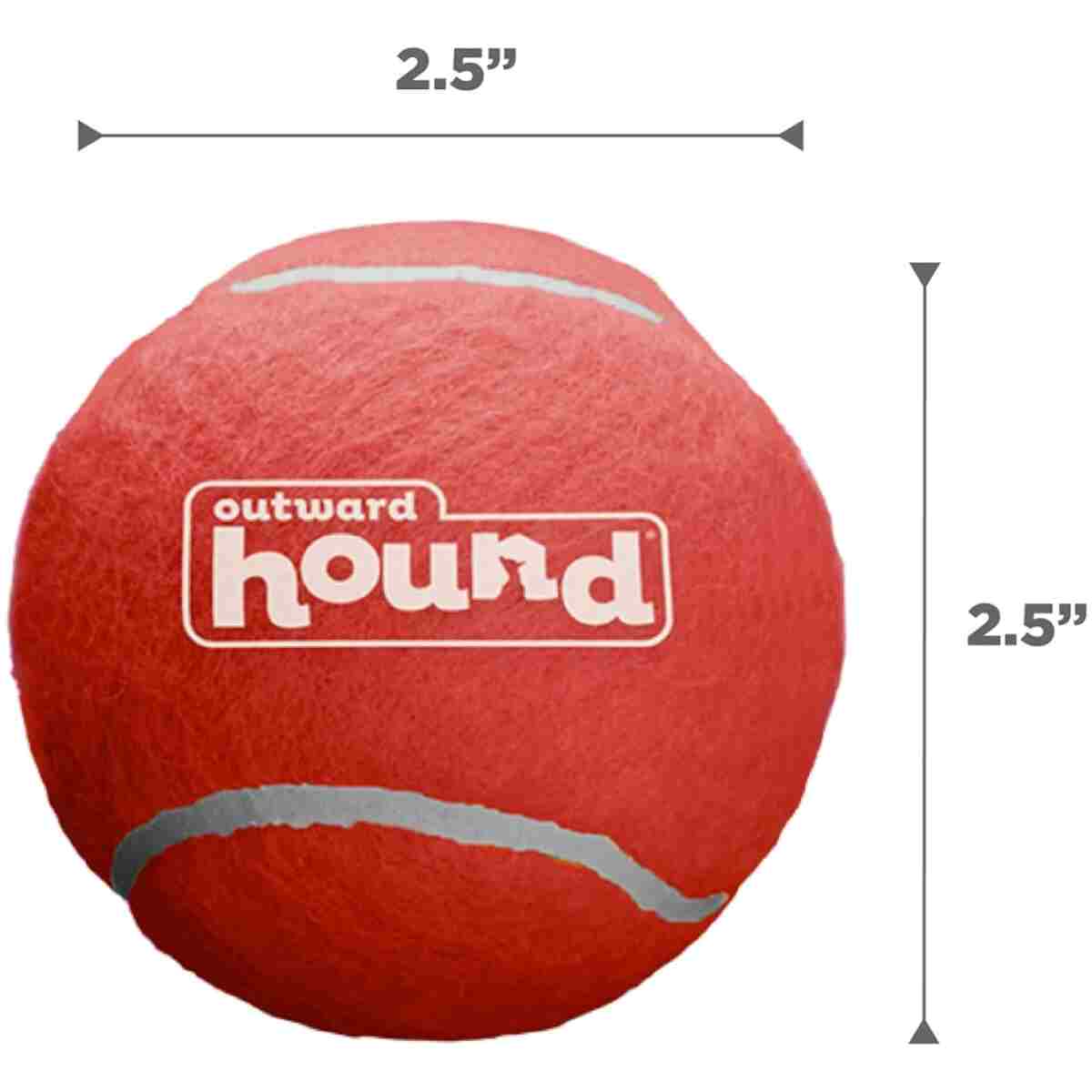 Outward Hound Squeaker Ballz Fetch Dog Toy, Medium - 4 Pack