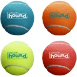 Outward Hound Squeaker Ballz Fetch Dog Toy, Medium - 4 Pack