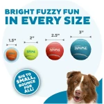 Outward Hound Squeaker Ballz Fetch Dog Toy, Medium - 4 Pack