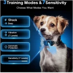 Pee Pet Bark Collar, Intelligent Ultrasonic Bark Stopper, Automatic Barking Control, Long Battery Life with USB Charging, Fits Dogs 8"-25" / 20cm-64cm, Black