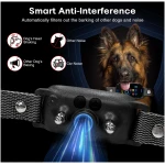Pee Pet Bark Collar, Intelligent Ultrasonic Bark Stopper, Automatic Barking Control, Long Battery Life with USB Charging, Fits Dogs 8"-25" / 20cm-64cm, Black
