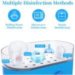 Pet Feeding Bottle,3 Pack 60ml Nursing Bottle, 3 Sizes Nipples with Ventilation Valve Resistant Tearing Perfect for Puppies, Kittens, Small Wildlife（Blue）