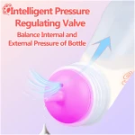 Pet Feeding Bottle,3 Pack Wide Mouth Angled Nursing Bottle, 3 Sizes Nipples with Ventilation Valve Resistant Tearing Perfect for Puppies, Kittens, Small Wildlife(Pink)
