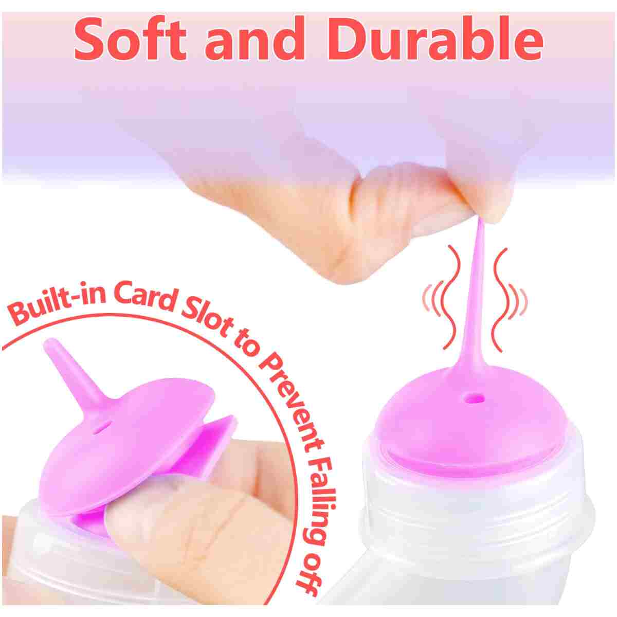 Pet Feeding Bottle,3 Pack Wide Mouth Angled Nursing Bottle, 3 Sizes Nipples with Ventilation Valve Resistant Tearing Perfect for Puppies, Kittens, Small Wildlife(Pink)