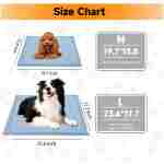Pet Heating Pad,Waterproof Heated Cat Bed with Washable Covers and Soft Blanket,13.8 x 19.7 Inches,Self Heating Pet Pad with Intelligent Thermostat