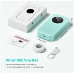 Phomemo D30 Label Maker Machine, Portable Bluetooth Mini Label Printer, Smart Phone Handheld Thermal Sticker Small Labeler Multiple Templates Font Icon Inkless for Home Office