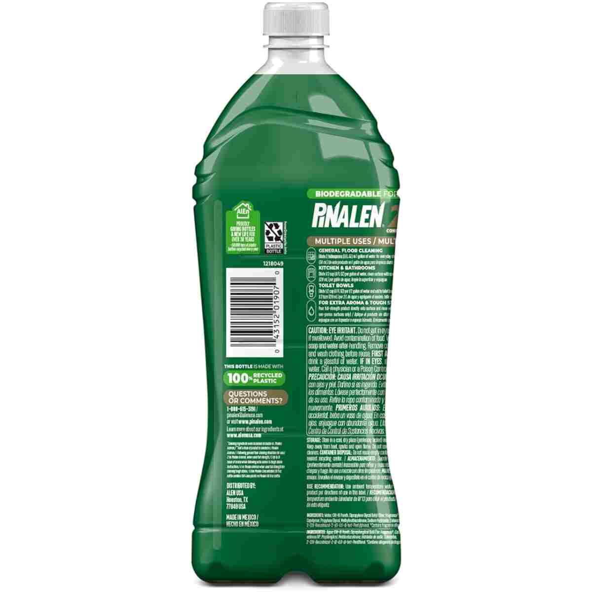 PINALEN 2X Concentrated Multipurpose Cleaner - Fresh Pine Scent - 28 fl oz - All Purpose Cleaner for Kitchen, Bathroom, Laundry, Floors & Outdoors