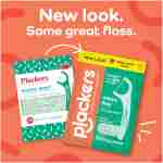 Plackers Micro Line Dental Floss Picks, Fold-Out FlipPick, Tuffloss, Easy Storage with Sure-Zip Seal, Fresh Mint Flavor, 36 Count (Packaging May Vary)